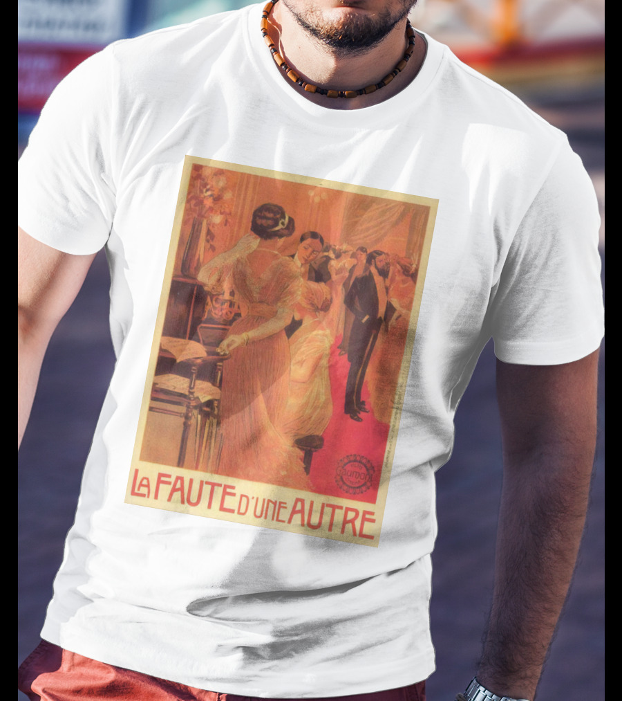 La Faute D'un Autre 1910 Elegant Ballroom Scene Bourgeois Society Vintage T-Shirt