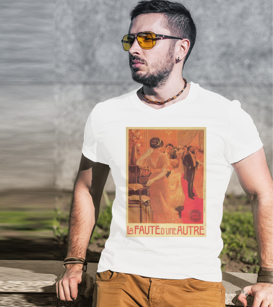 La Faute D'un Autre 1910 Elegant Ballroom Scene Bourgeois Society Vintage T-Shirt