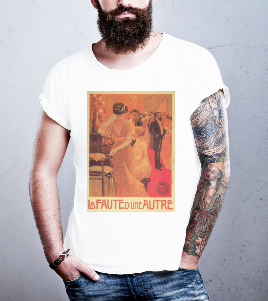 La Faute D'un Autre 1910 Elegant Ballroom Scene Bourgeois Society Vintage T-Shirt