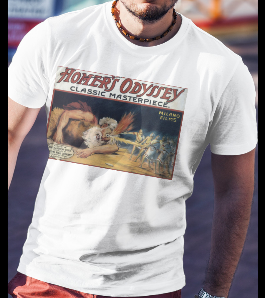 Homer's Odyssey Classic Masterpiece Milano Films Exclusive North American Rights Monopol Film Company T-Shirt