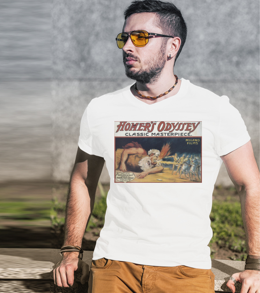 Homer's Odyssey Classic Masterpiece Milano Films Exclusive North American Rights Monopol Film Company T-Shirt