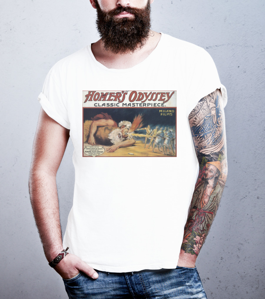 Homer's Odyssey Classic Masterpiece Milano Films Exclusive North American Rights Monopol Film Company T-Shirt