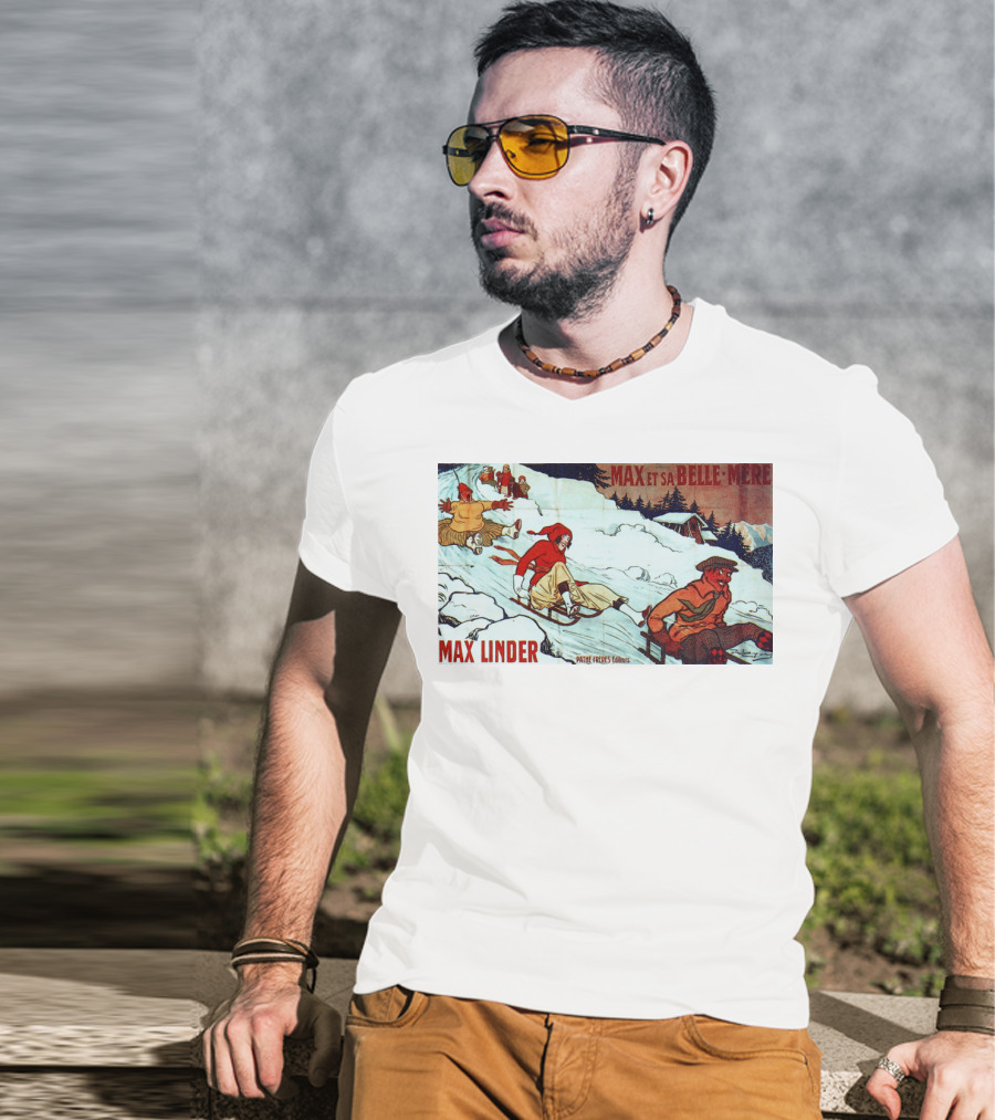 Max Et Sa Belle-Mère Max Linder Pathé Frères 1911 T-Shirt