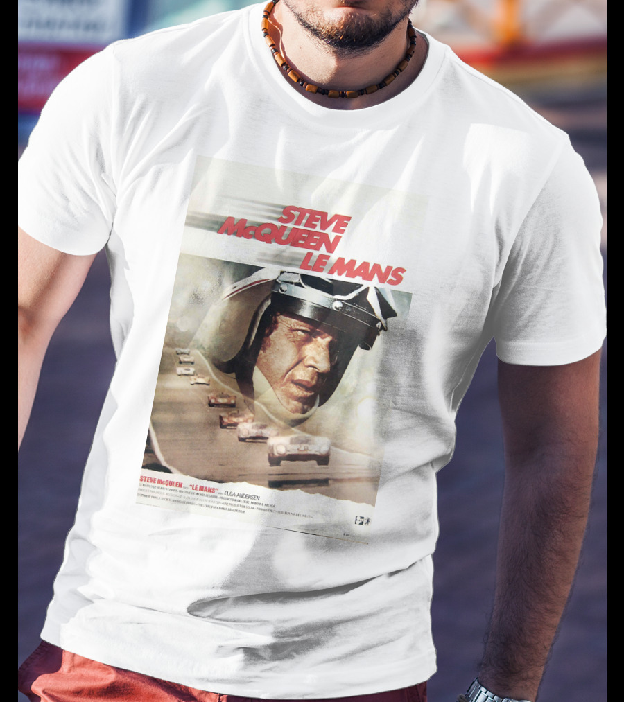 Steve McQueen Le Mans 1971 Racing Film T-Shirt
