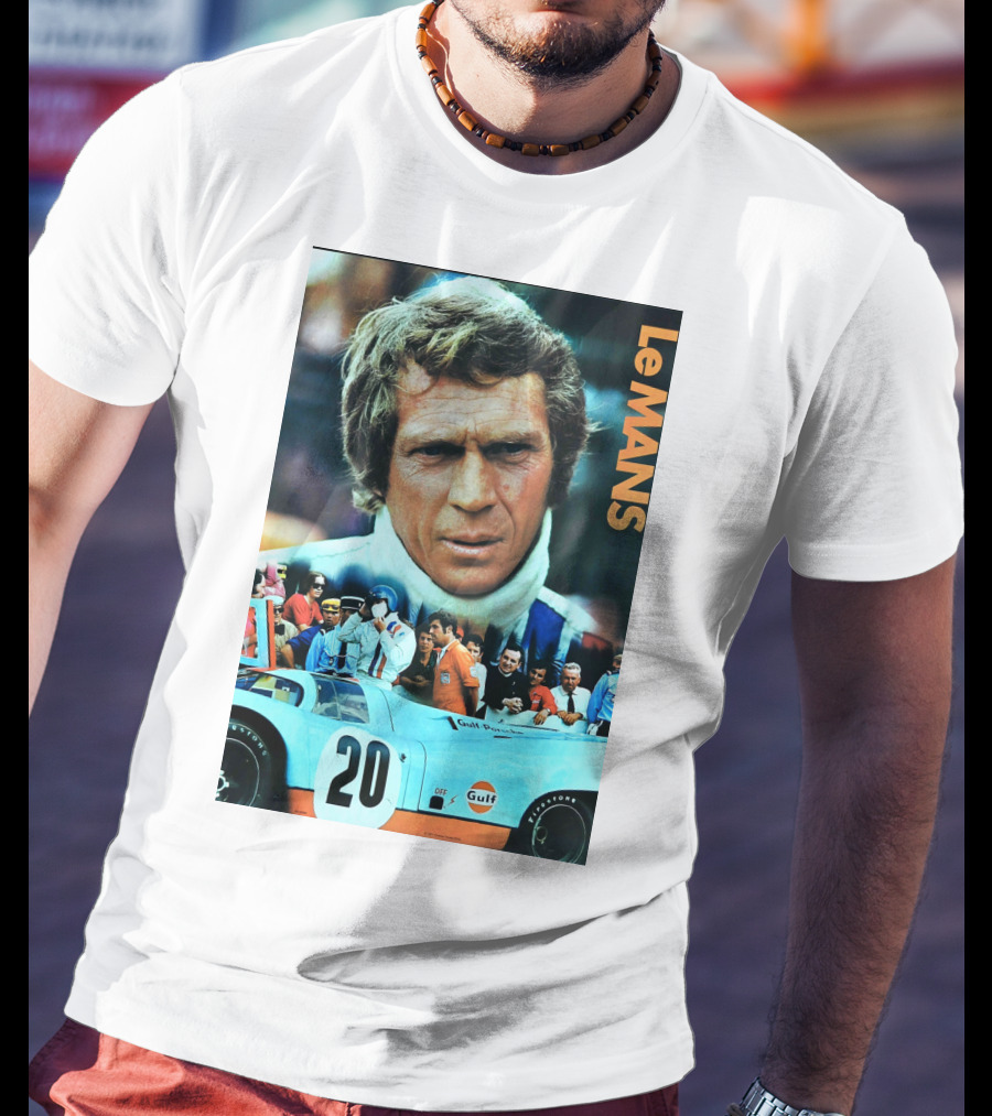 Le Mans 1971 Steve McQueen Gulf Racing 20 T-Shirt