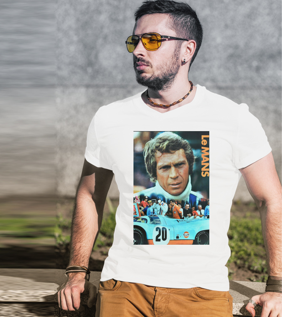 Le Mans 1971 Steve McQueen Gulf Racing 20 T-Shirt