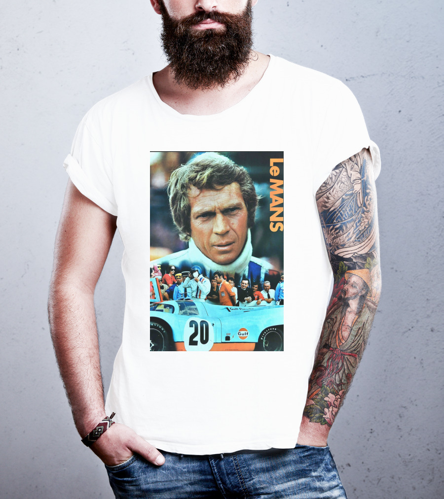 Le Mans 1971 Steve McQueen Gulf Racing 20 T-Shirt