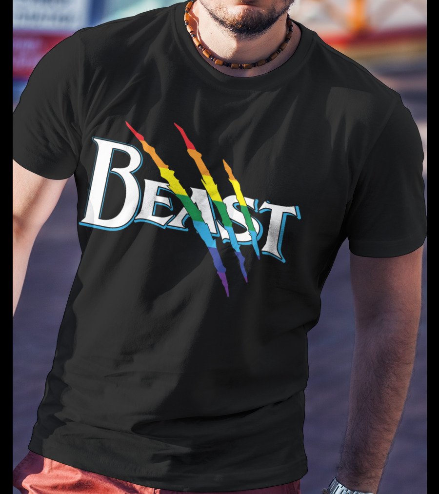 Beast Rainbow Claw Marks T-Shirt