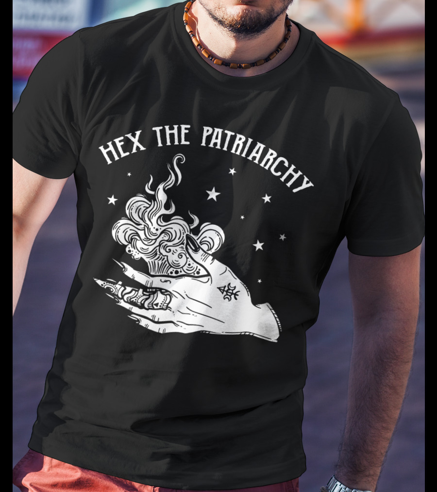 Hex The Patriarchy Hand Stars Smoke T-Shirt