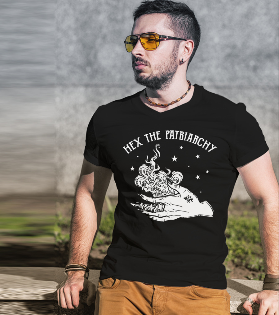 Hex The Patriarchy Hand Stars Smoke T-Shirt