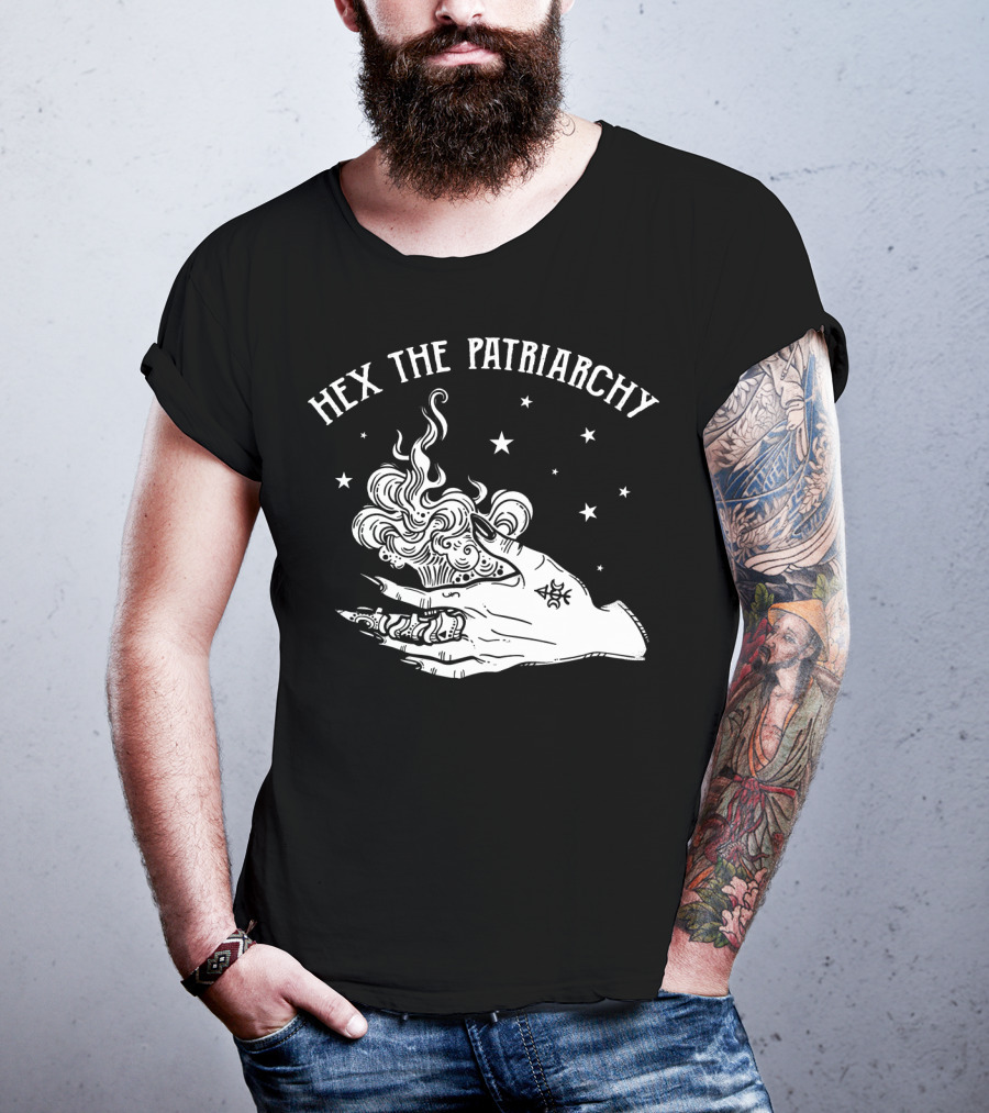 Hex The Patriarchy Hand Stars Smoke T-Shirt