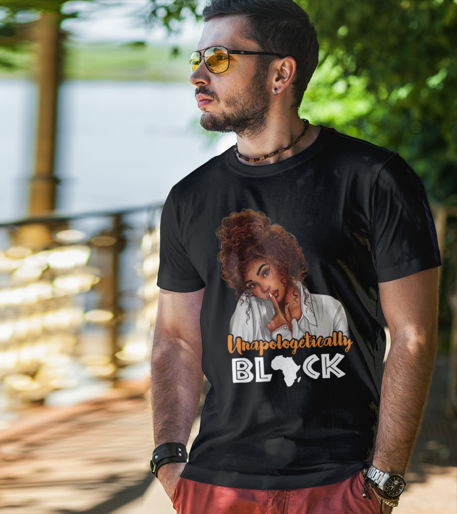Unapologetically Black African Map T-Shirt