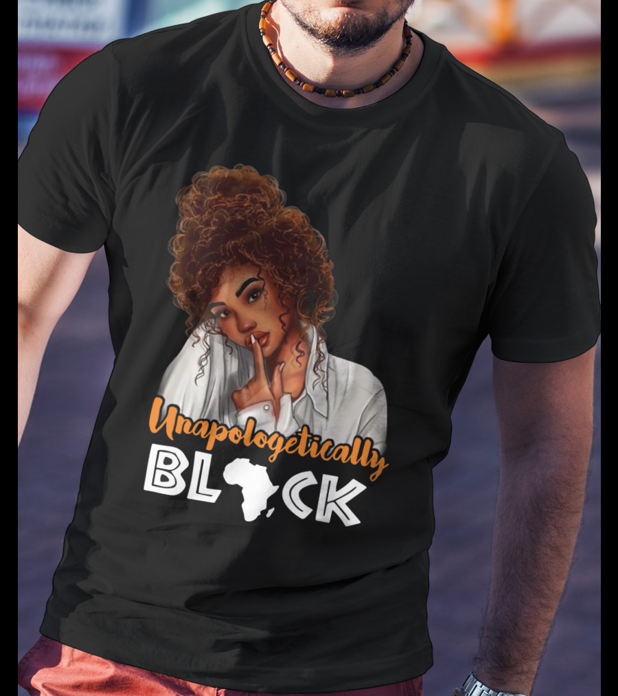 Unapologetically Black African Map T-Shirt