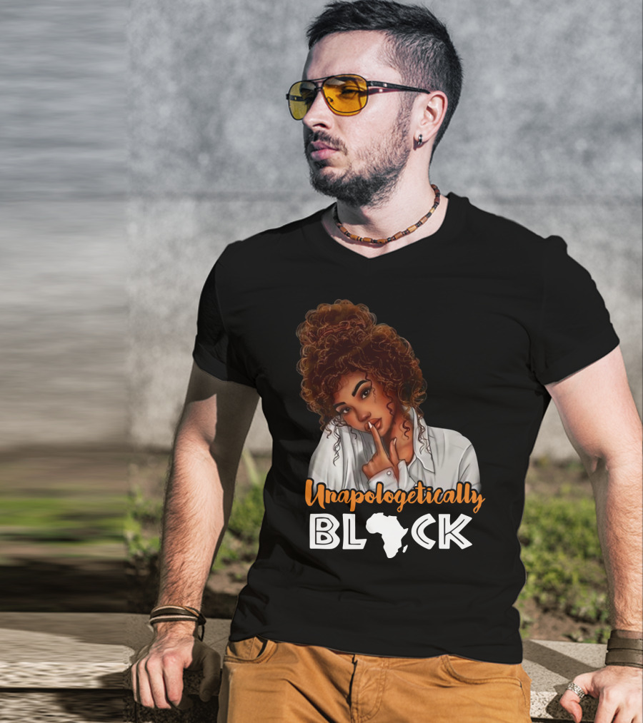 Unapologetically Black African Map T-Shirt