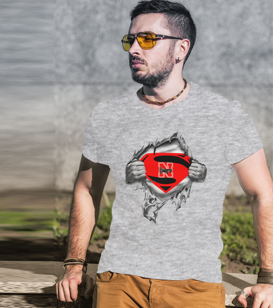 Huskers Superman N Logo Burst T-Shirt