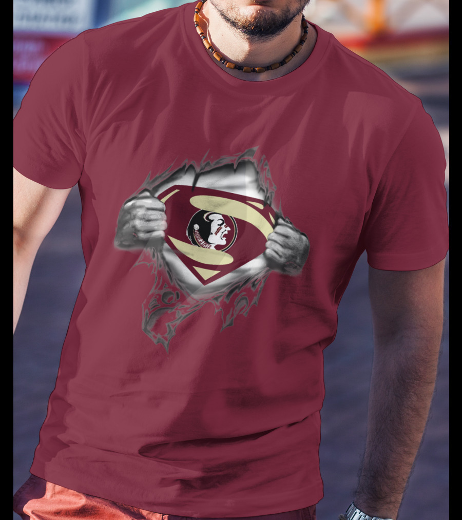 Seminoles Superman Logo Mashup T-Shirt