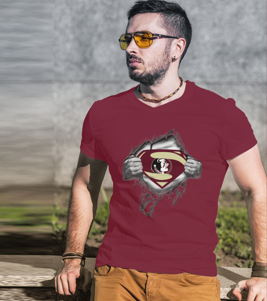 Seminoles Superman Logo Mashup T-Shirt