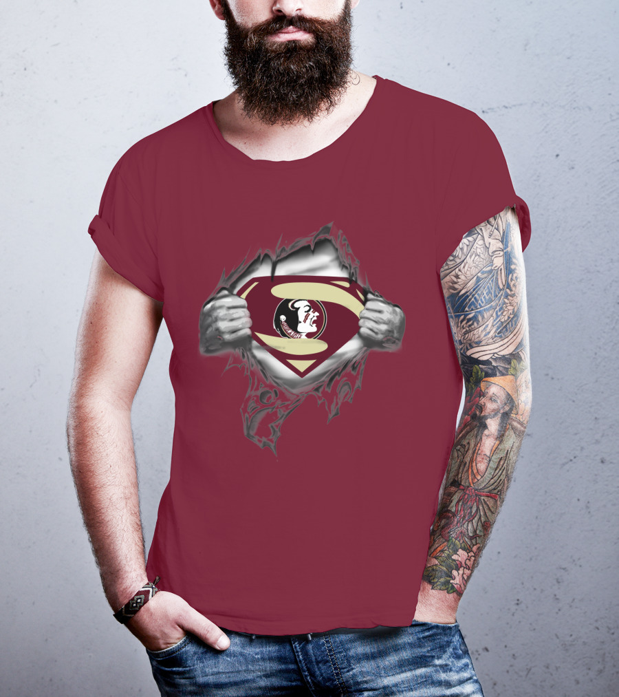 Seminoles Superman Logo Mashup T-Shirt