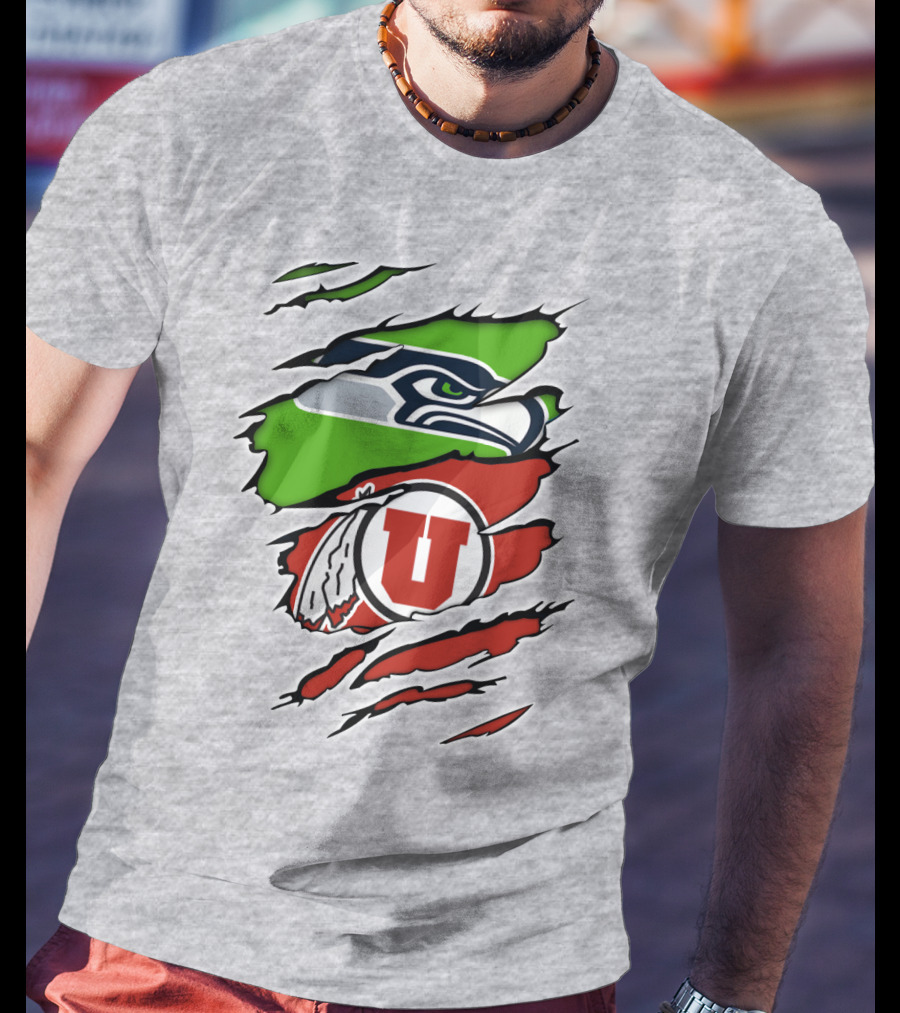 Seahawks Utes Hybrid Claw T-Shirt