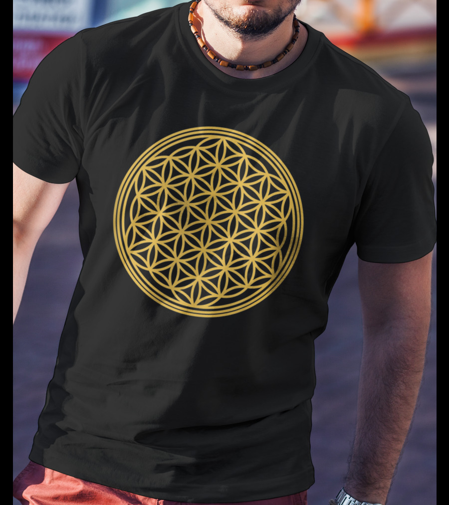 Flower Of Life Sacred Geometry Meditation T-Shirt