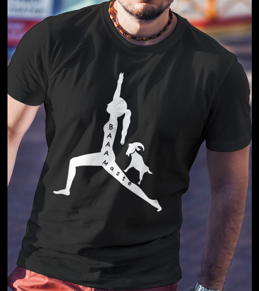 Baaamaste Funny Goat Yoga Lovers T-Shirt