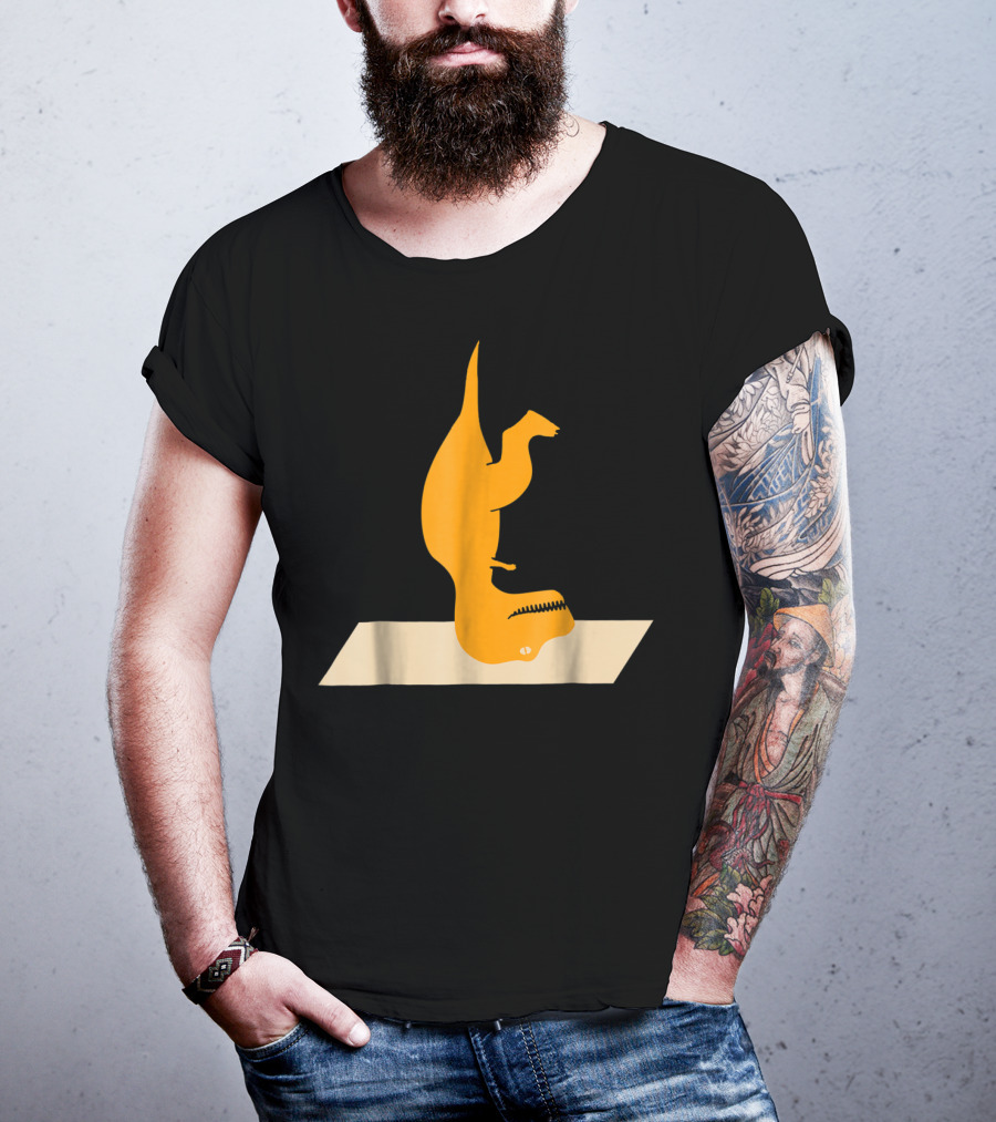 Sirsasana Rex Funny Yoga Dinosaur Lovers T-Shirt