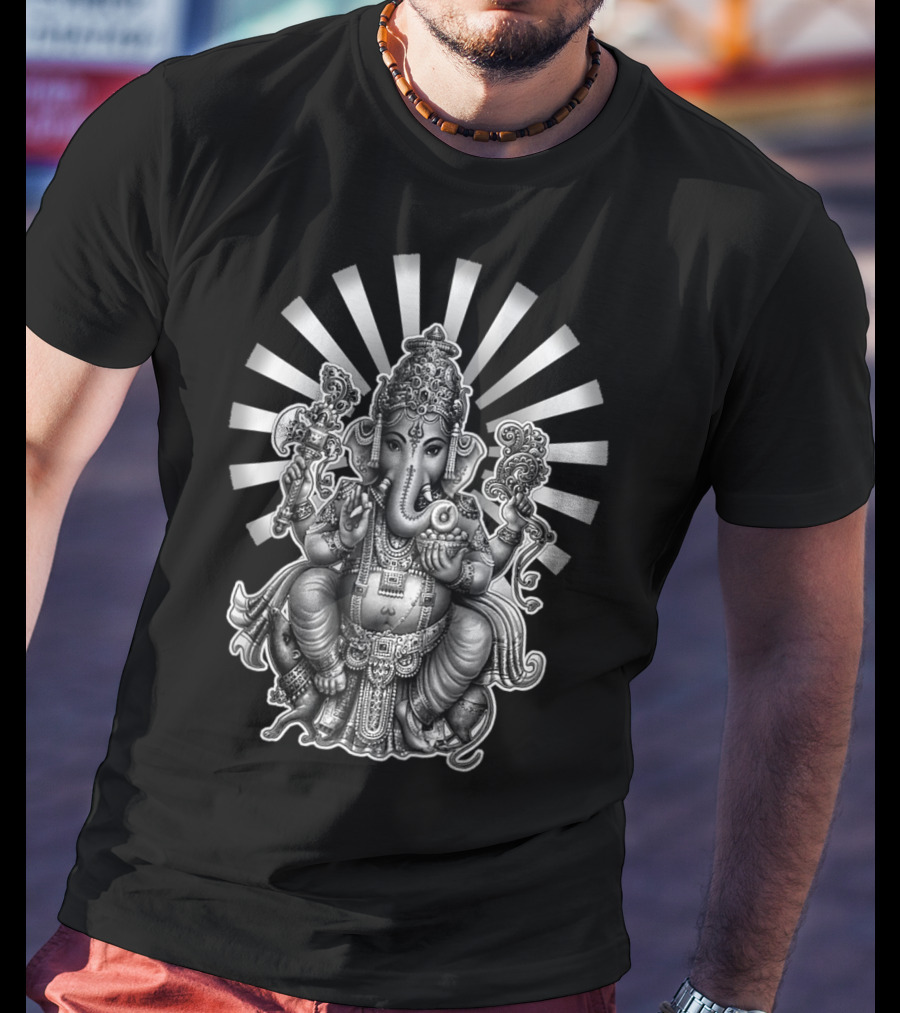 Ganesha Radiant Yoga Pose T-Shirt
