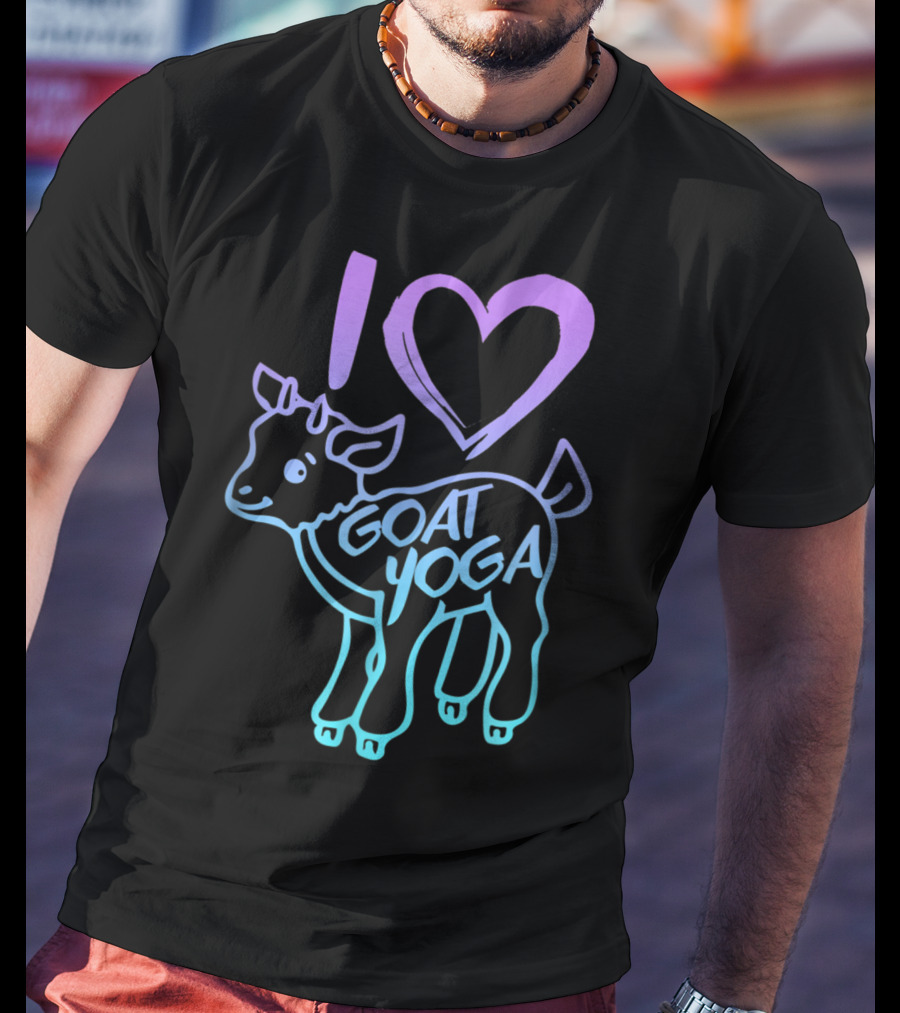 I Heart Goat Yoga Love Goat Yoga T-Shirt