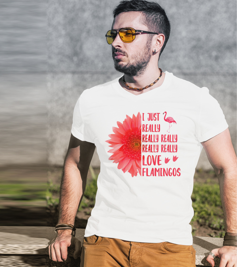 I Just Really Really Really Really Really Love Flamingos T-Shirt