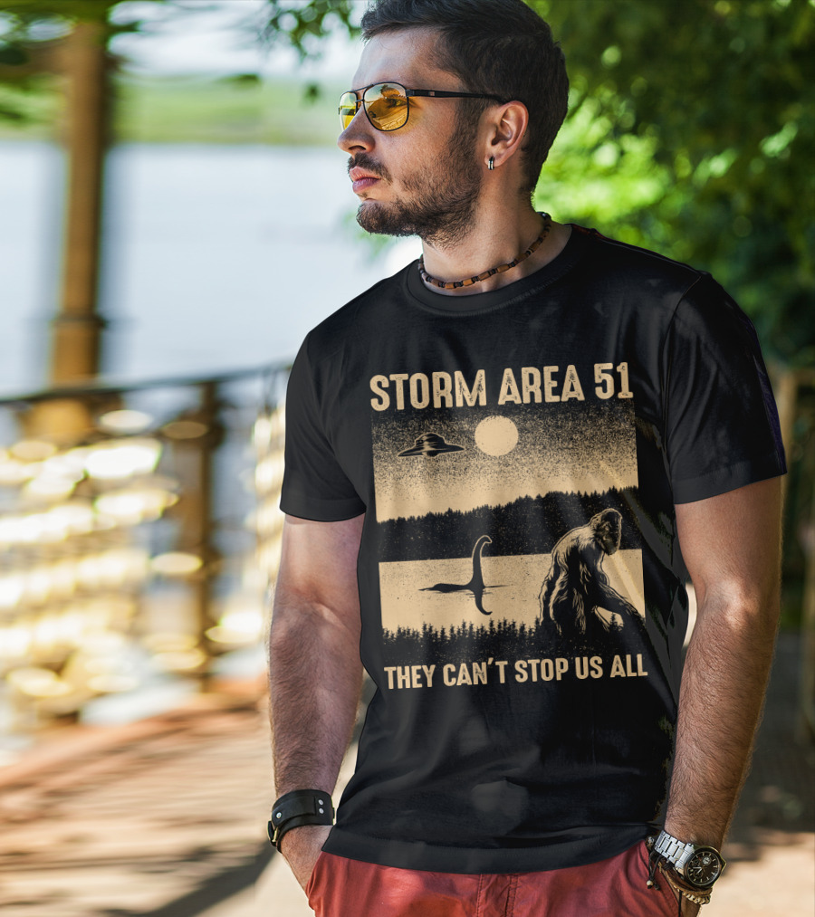Storm Area 51 They Can't Stop US All T-Shirt