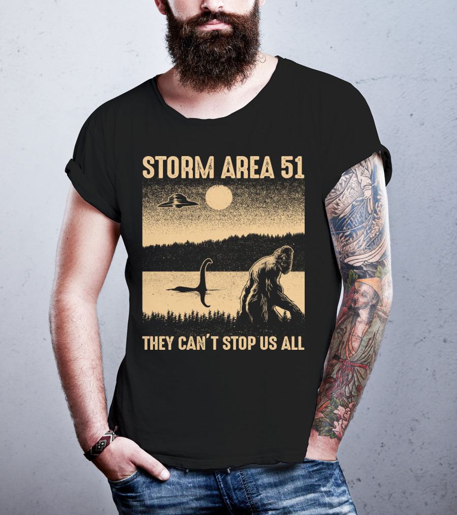 Storm Area 51 They Can't Stop US All T-Shirt