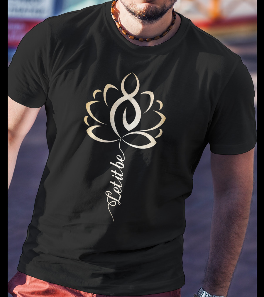 Let It Be Lotus Yoga T-Shirt