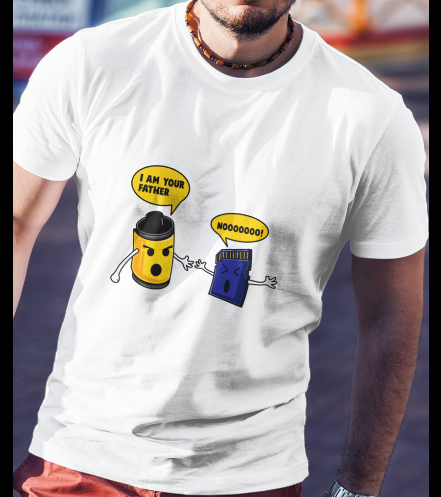 I Am Your Father Nooooooo Photography Film SD Card T-Shirt