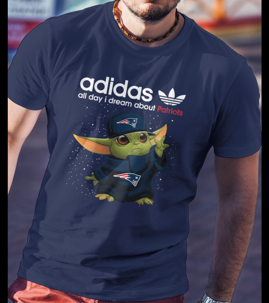 All Day I Dream About Patriots Yoda T-Shirt