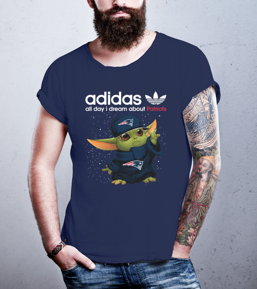 All Day I Dream About Patriots Yoda T-Shirt