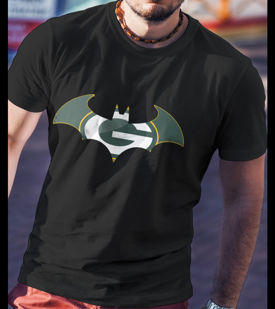 Green Bay Packers Batman T-Shirt
