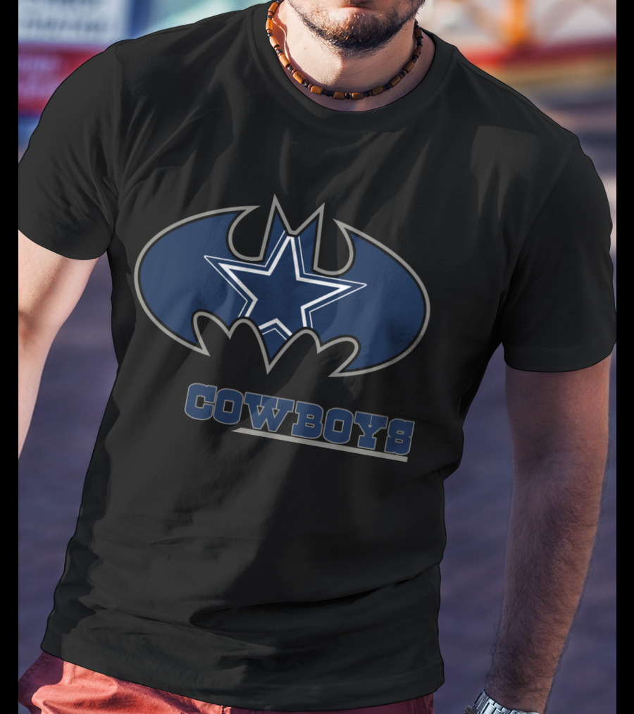 Cowboys Star Logo Batman Symbol T-Shirt