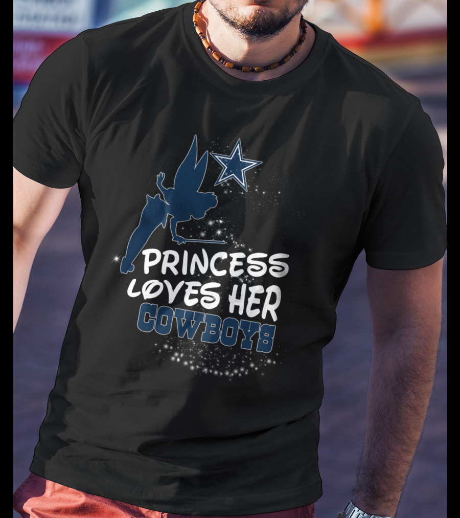 Princess Loves Her Dallas Cowboys Star T-Shirt