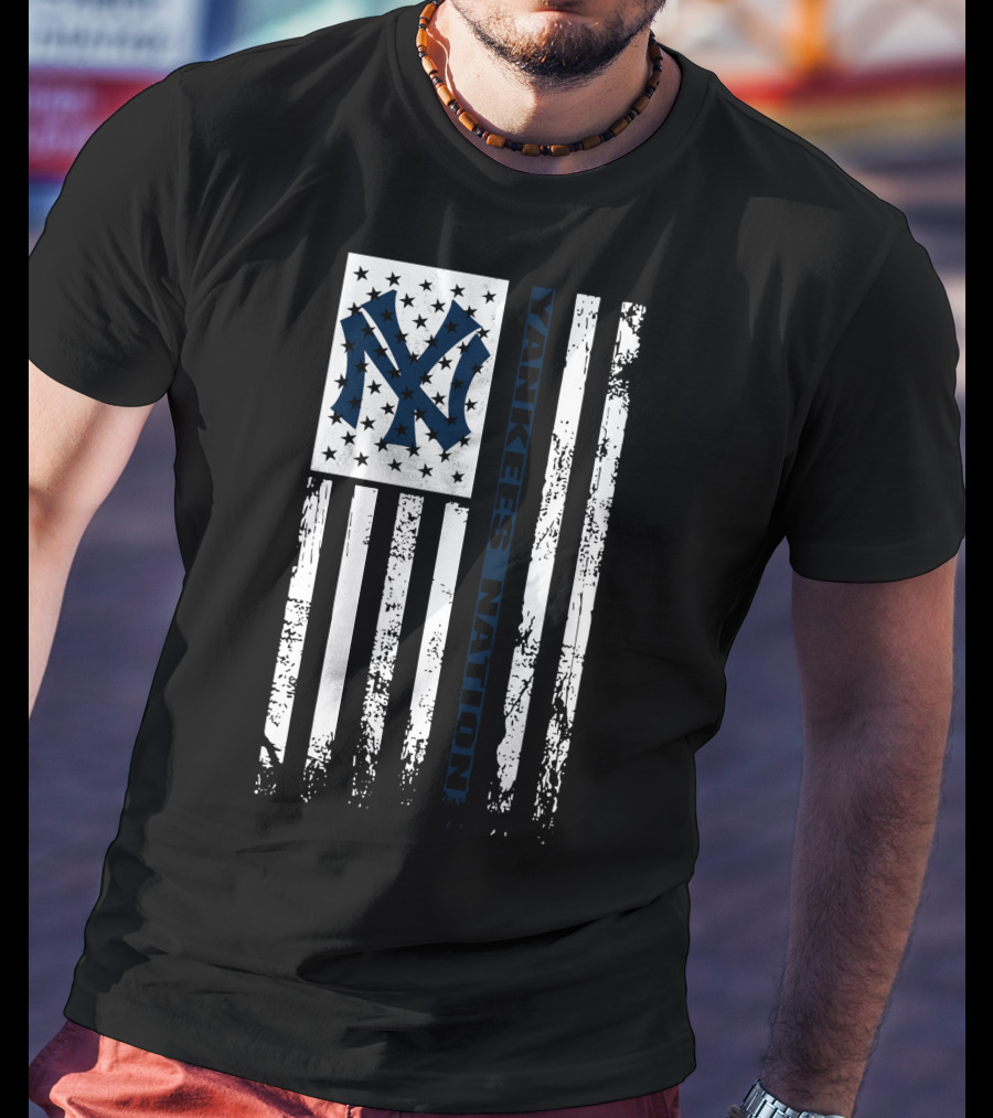 Yankees Nation New York Yankees Flag T-Shirt