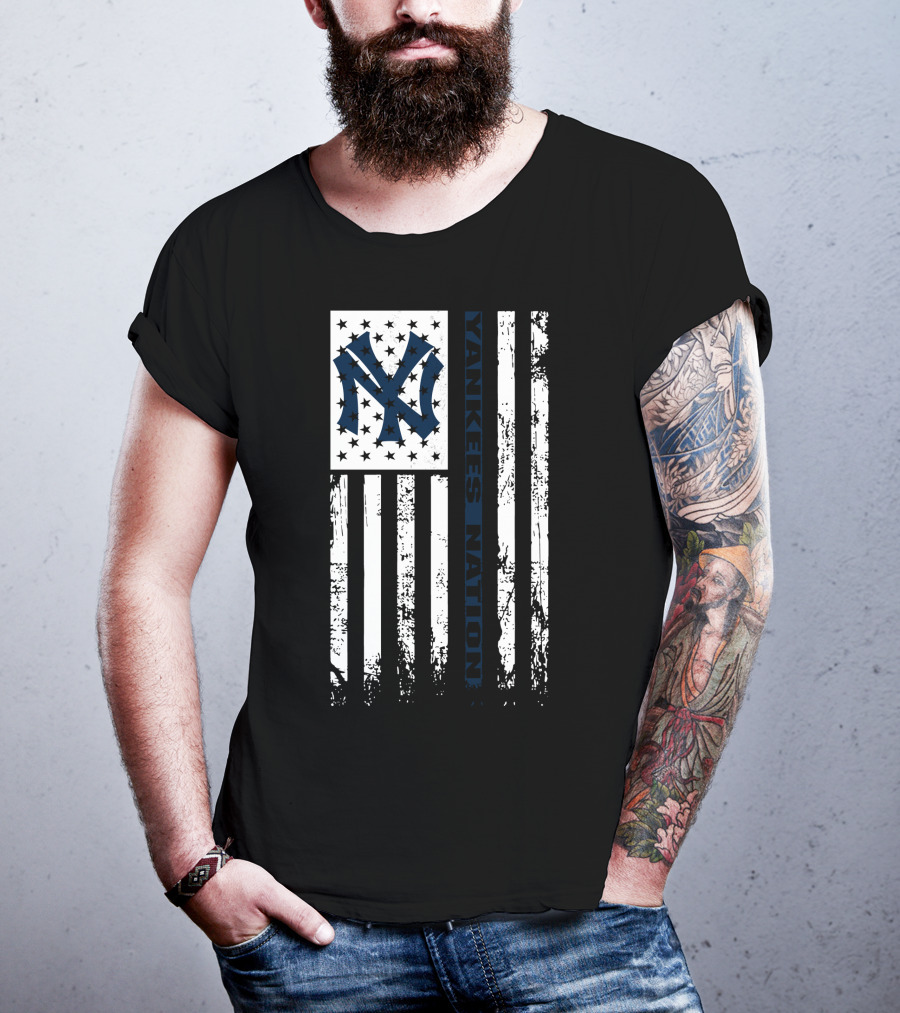 Yankees Nation New York Yankees Flag T-Shirt