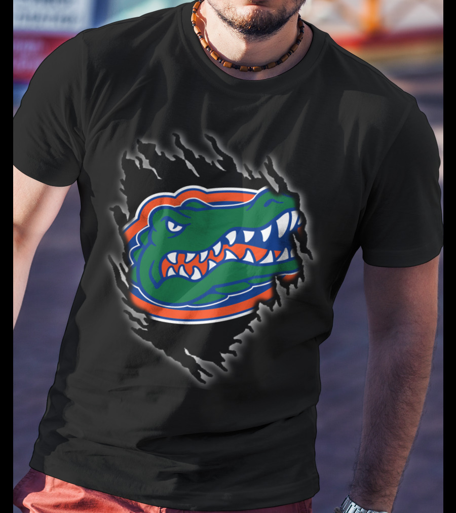 Florida Gators Ripping Through Gator T-Shirt