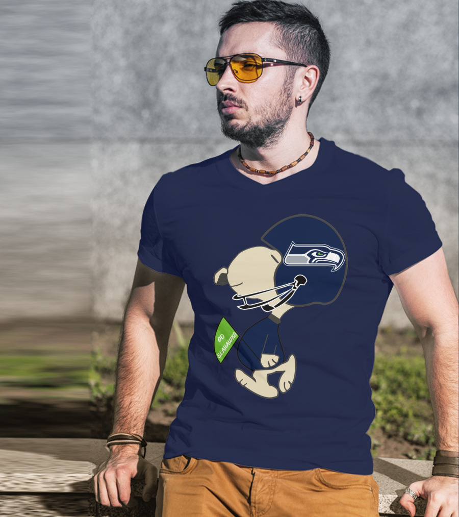 Seattle Seahawks Go Seahawks T-Shirt
