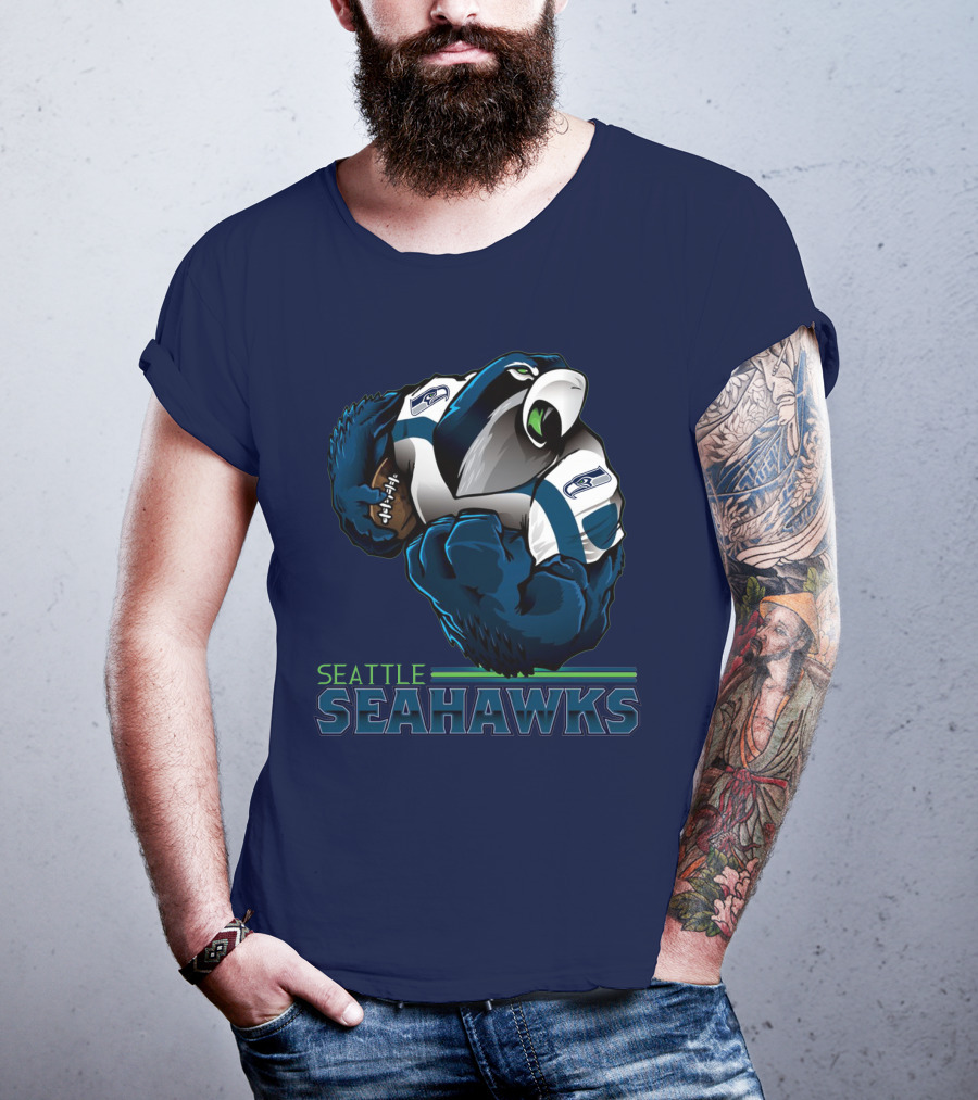 Seattle Seahawks Football Hawk Athlete T-Shirt
