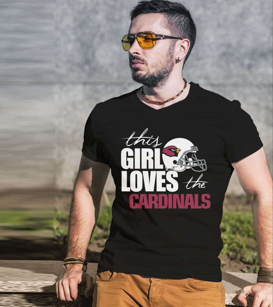 This Girl Loves The Cardinals Fans T-Shirt