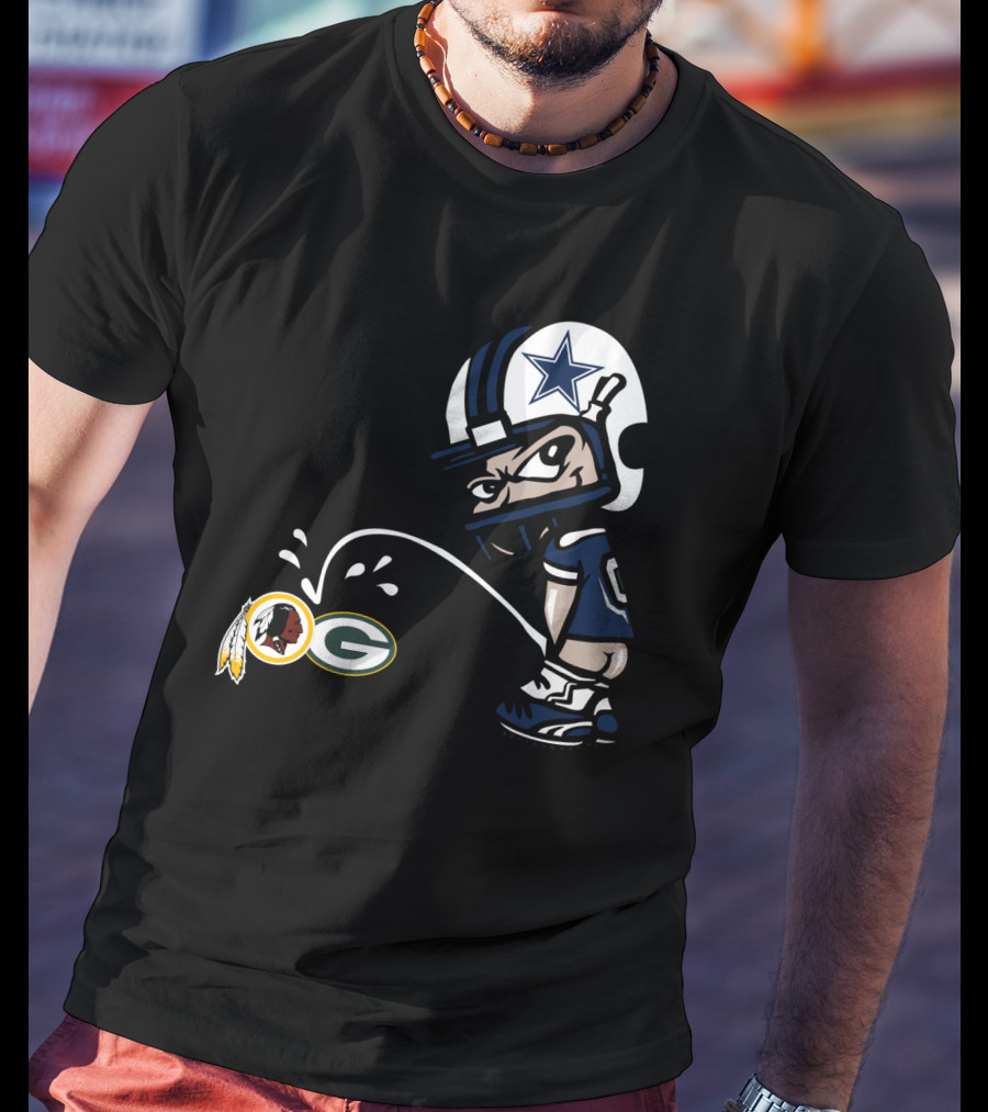 Cowboys Nation Rivalry Symbols Football Humor T-Shirt