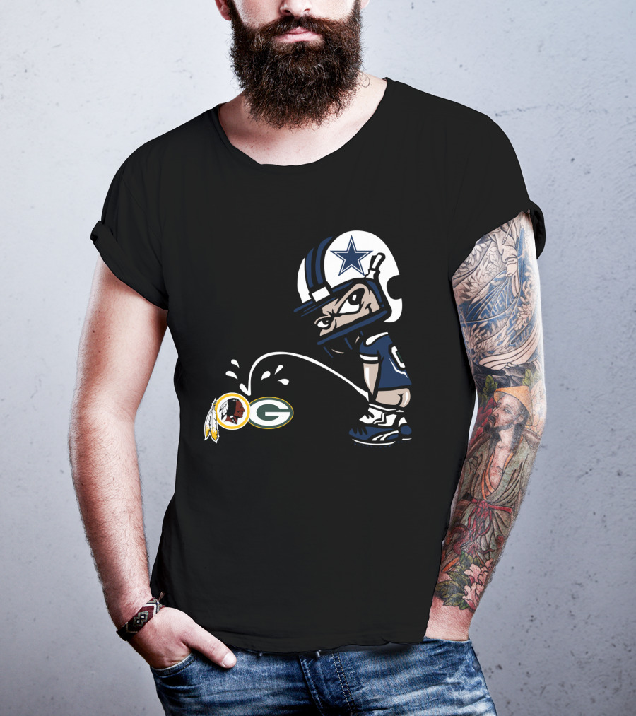 Cowboys Nation Rivalry Symbols Football Humor T-Shirt