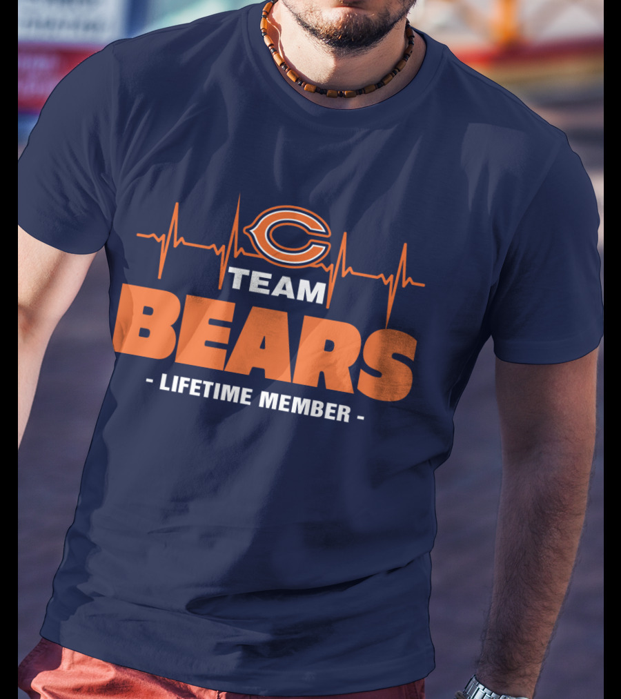Team Chicago Bears Lifetime Member T-Shirt