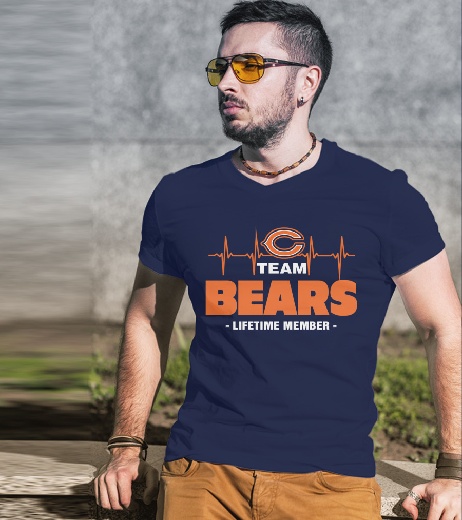 Team Chicago Bears Lifetime Member T-Shirt