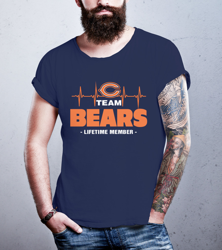 Team Chicago Bears Lifetime Member T-Shirt