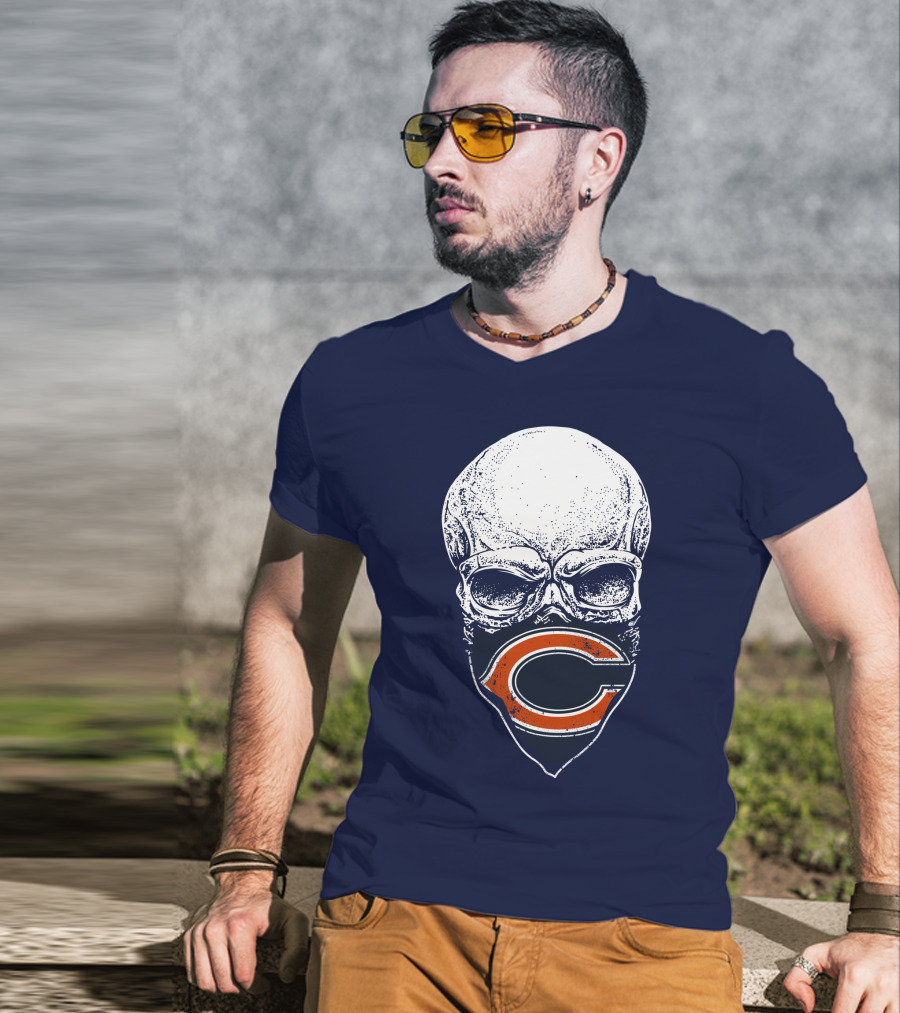 Chicago Bears Skull T-Shirt
